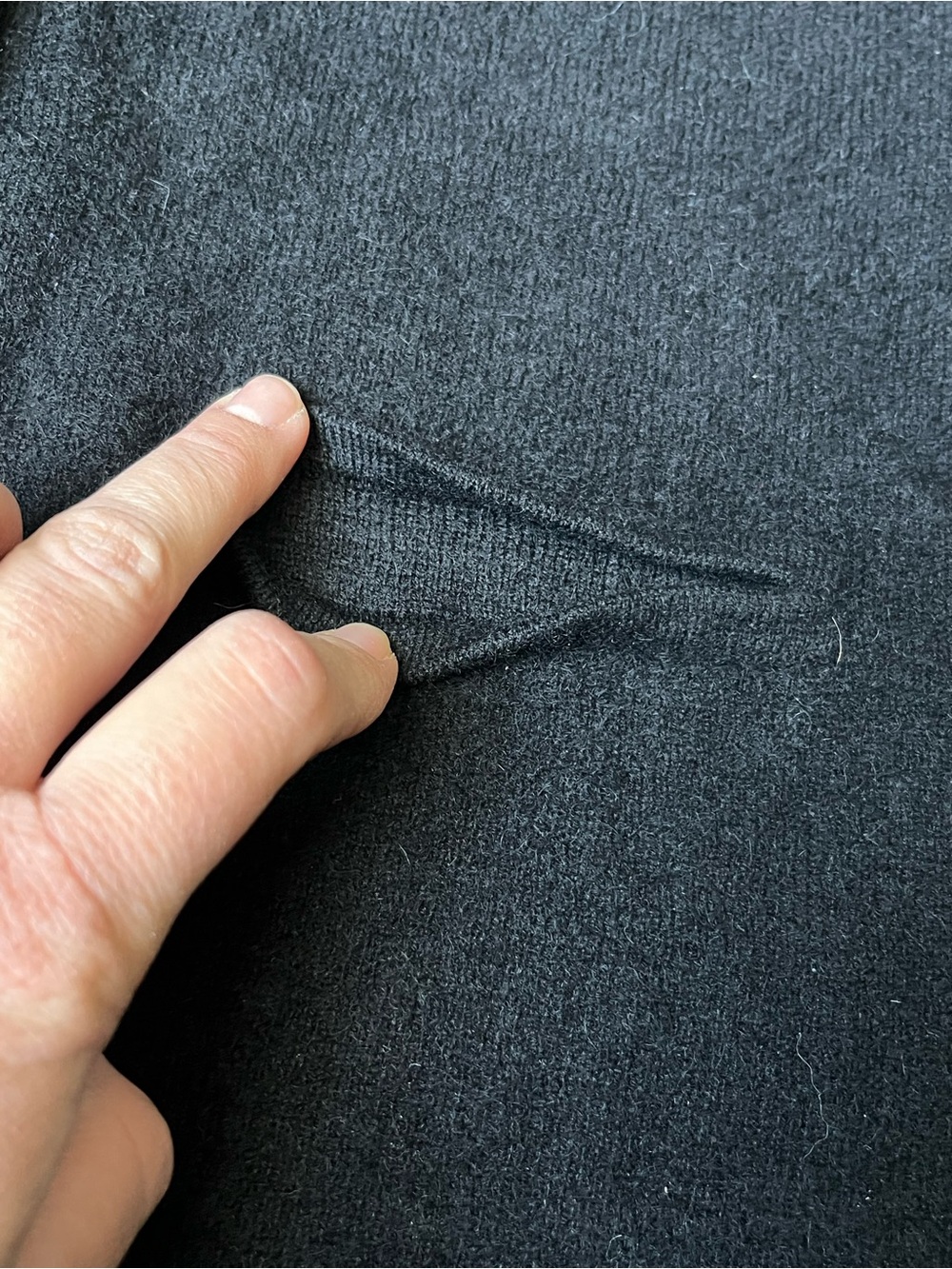 100% Cashmere Charter Club Luxury Black Cardigan- Size M - Picture 5 of 10